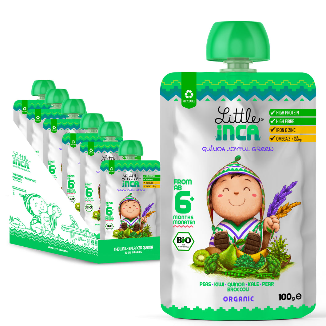 Nutrient-Dense Quinoa Joyful Green (Pack of 6x100g)
