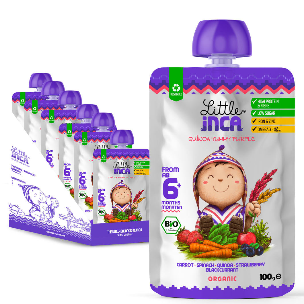 Nutrient-Dense Quinoa Yummy Purple (Pack of 6x100g)